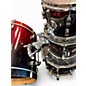Used PDP by DW 4 Piece Concept Series Red to Black Fade Drum Kit