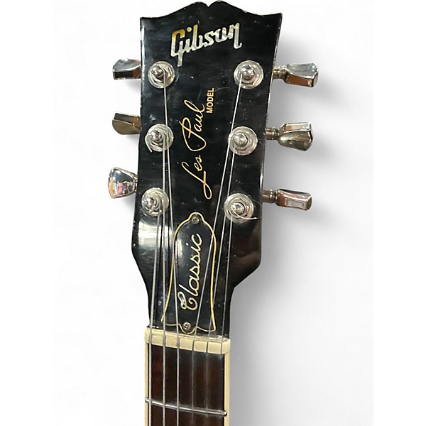 Used Gibson Les Paul Classic Natural Solid Body Electric Guitar