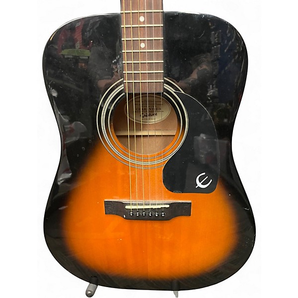 Used Epiphone DR100 Sunburst Acoustic Guitar