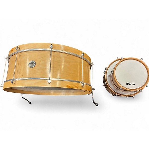 Used Hhg 3 Piece Custom Natural Drum Kit