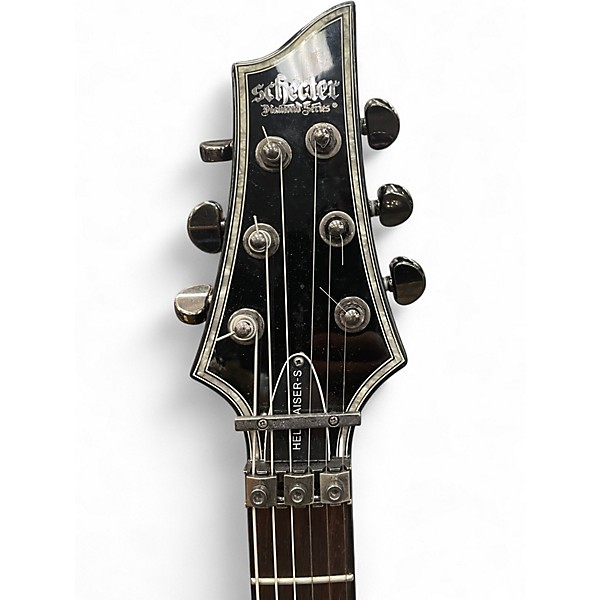 Used Schecter Guitar Research Hellraiser C1 Floyd Rose Black Solid Body Electric Guitar