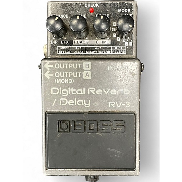 Used BOSS RV3 Digital Reverb Delay Effect Pedal