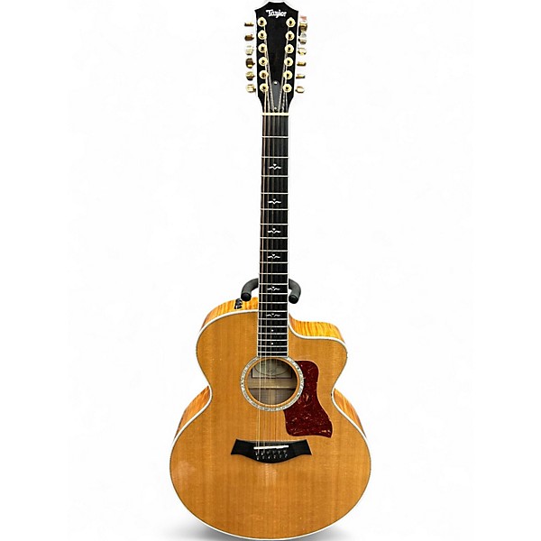 Used Taylor 655CE Natural 12 String Acoustic Electric Guitar