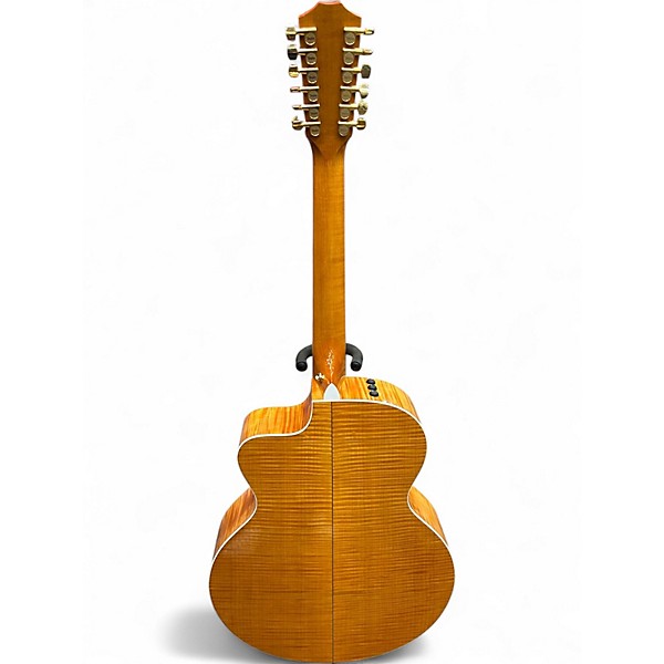 Used Taylor 655CE Natural 12 String Acoustic Electric Guitar