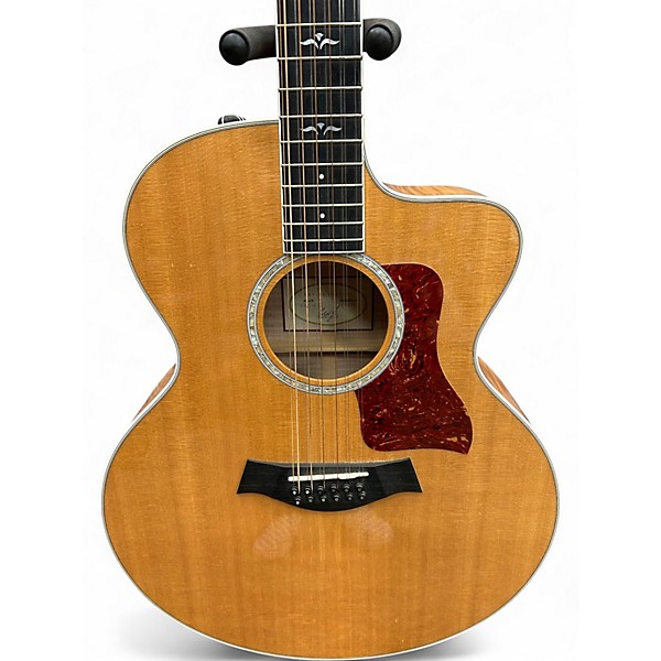 Used Taylor 655CE Natural 12 String Acoustic Electric Guitar