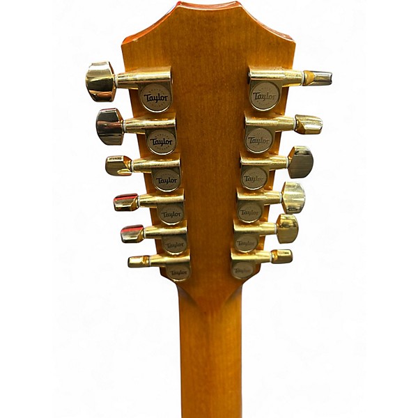 Used Taylor 655CE Natural 12 String Acoustic Electric Guitar