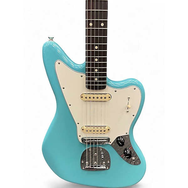 Used 2024 Fender Player II Jaguar Rosewood Fingerboard Aquatone Blue Solid Body Electric Guitar