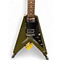 Used 2024 Epiphone Exclusive Run Flying V olive drab Solid Body Electric Guitar