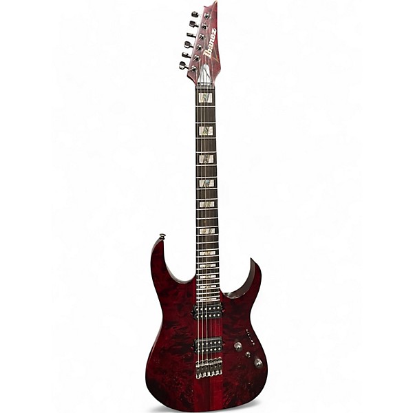 Used Ibanez rgt1221pb stained wine red Solid Body Electric Guitar