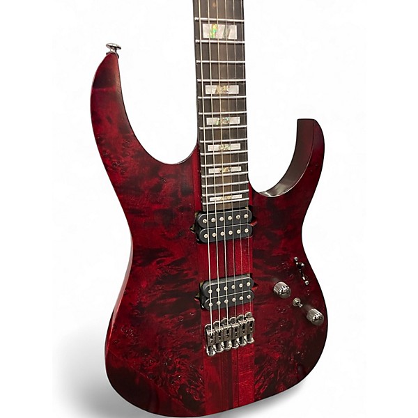 Used Ibanez rgt1221pb stained wine red Solid Body Electric Guitar