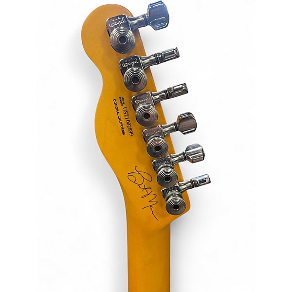 Used Fender Brent Mason Telecaster Primer Gray Solid Body Electric Guitar