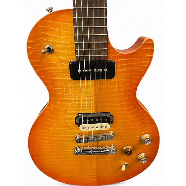 Used Gibson Gary Moore BFG Les Paul Flame Amber Solid Body Electric Guitar