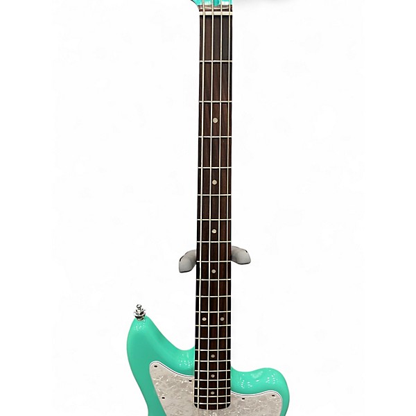 Used Fender Mark Hoppus Jaguar Bass SEA FOAM GREEN Electric Bass Guitar