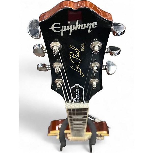 Used Epiphone Les Paul Classic 2 Color Sunburst Solid Body Electric Guitar