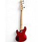 Used Samick PWB-41 Candy Apple Red Electric Bass Guitar