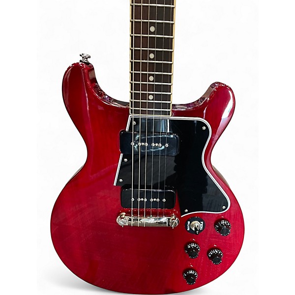 Used Epiphone Les Paul Special Double Cutaway Cherry red Solid Body Electric Guitar