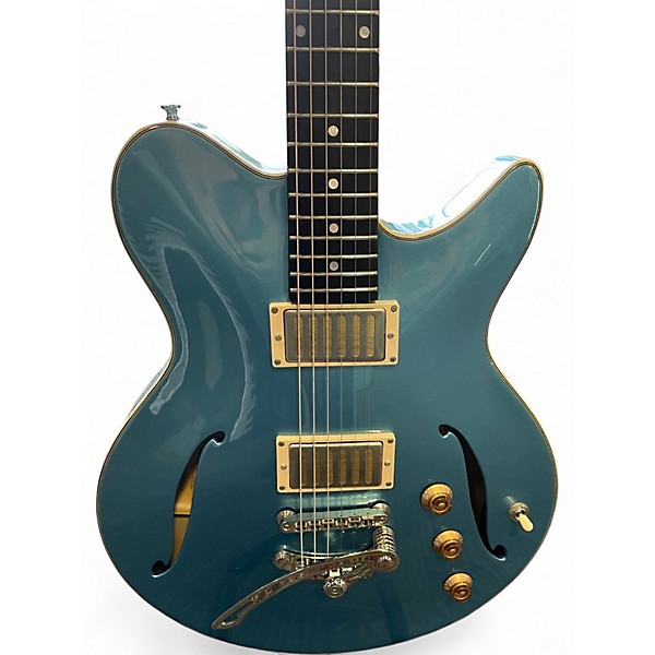 Used Eastman Romeo-LA Pelham Blue Hollow Body Electric Guitar