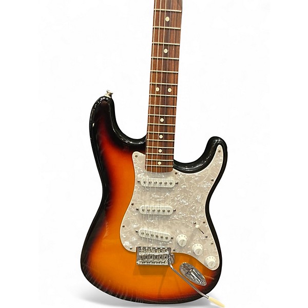 Used Fender Standard Stratocaster 3 Color Sunburst Solid Body Electric Guitar