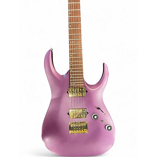 Used Ibanez RGAR42HP METALLIC PURPLE FLAT Solid Body Electric Guitar