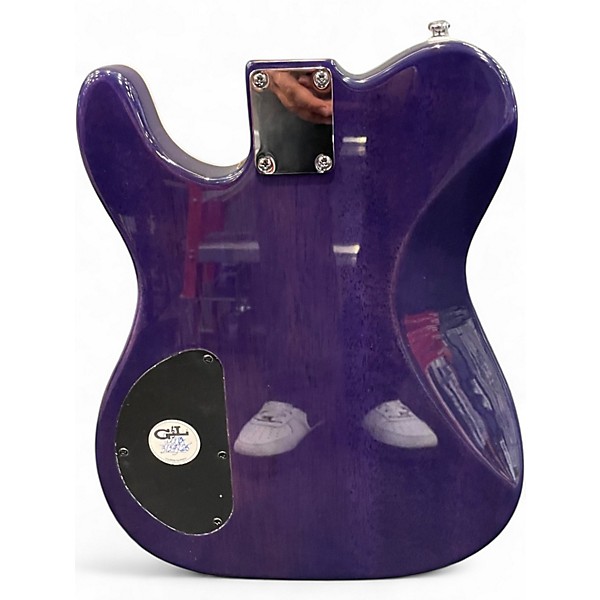 Used G&L ASAT Deluxe Trans Purple Solid Body Electric Guitar