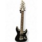 Used Schecter Guitar Research Damien Platinum Satin Black Solid Body Electric Guitar thumbnail