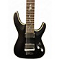Used Schecter Guitar Research Damien Platinum Satin Black Solid Body Electric Guitar