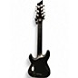 Used Schecter Guitar Research Damien Platinum Satin Black Solid Body Electric Guitar