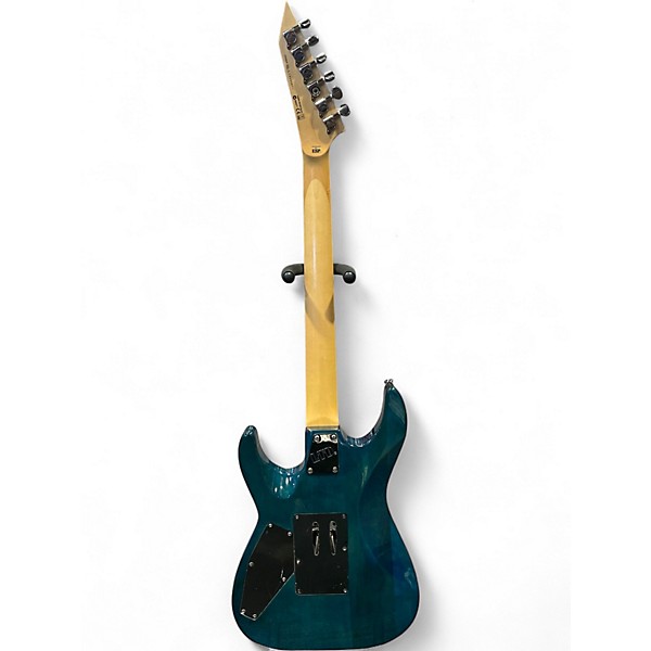 Used ESP MH103QM QUILT TEAL TOP Solid Body Electric Guitar
