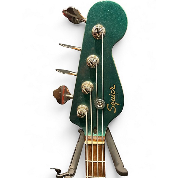 Used Squier PARANORMAL RASCAL BASS Sherwood Green Electric Bass Guitar