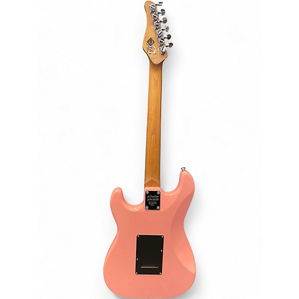 Used Schecter Guitar Research DIAMOND SERIES NICK JOHNSTON ATOMIC CORAL Solid Body Electric Guitar