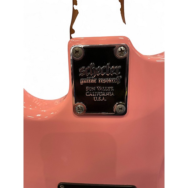 Used Schecter Guitar Research DIAMOND SERIES NICK JOHNSTON ATOMIC CORAL Solid Body Electric Guitar