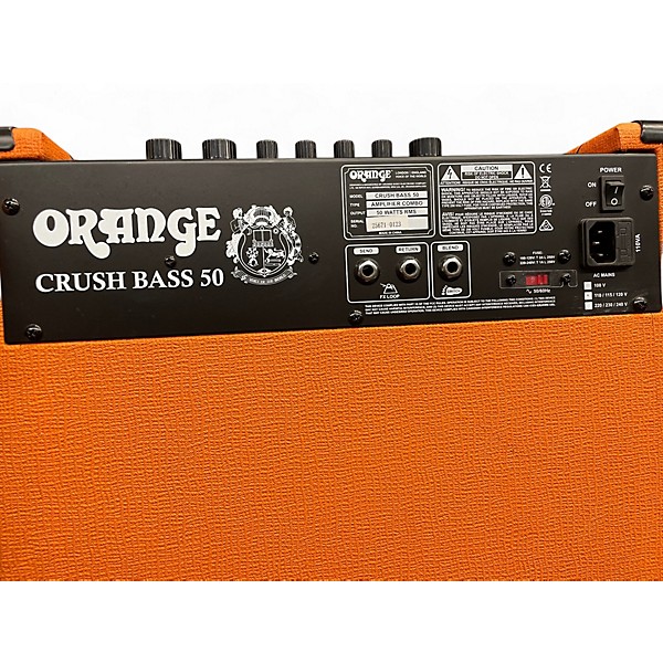 Used Orange Amplifiers Crush bass 50 Bass Combo Amp