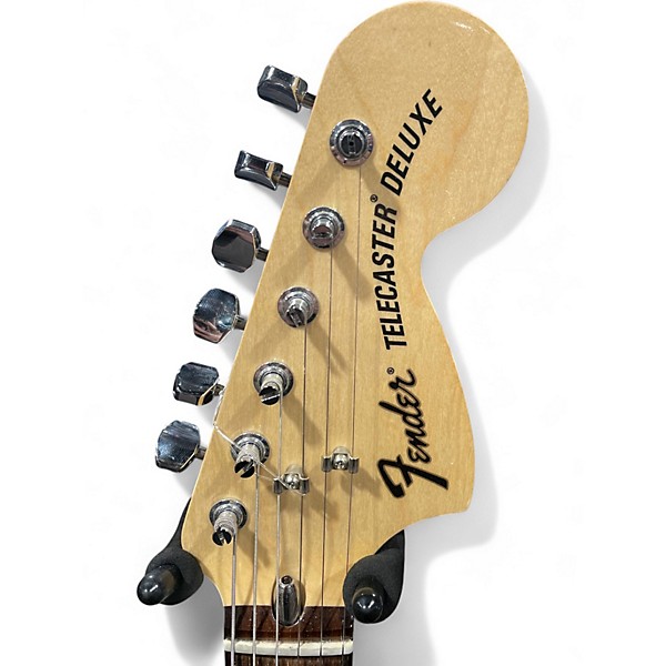 Used Fender Chris Shiflett Telecaster Deluxe Shoreline Gold Solid Body Electric Guitar