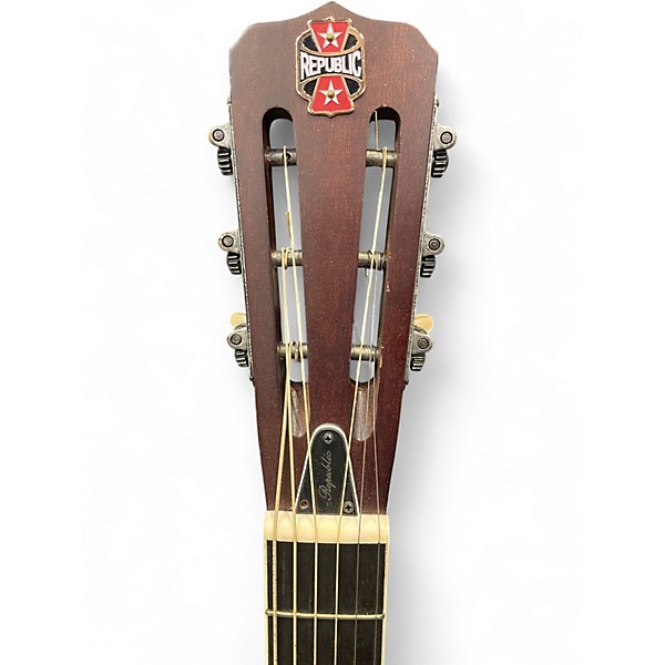 Used Republic Tricone RED COPPER RUST Resonator Guitar
