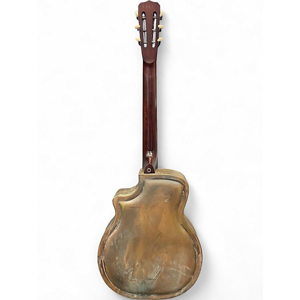 Used Republic Tricone RED COPPER RUST Resonator Guitar