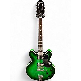 Used Xaviere 335 STYLE GREEN Solid Body Electric Guitar