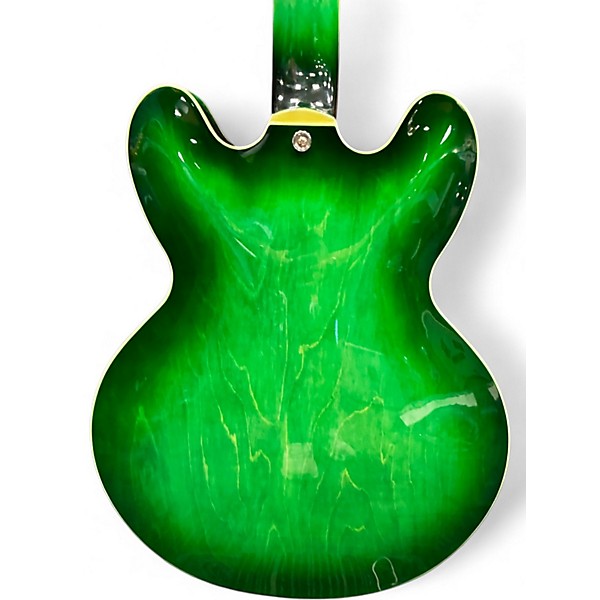 Used Xaviere 335 STYLE GREEN Solid Body Electric Guitar
