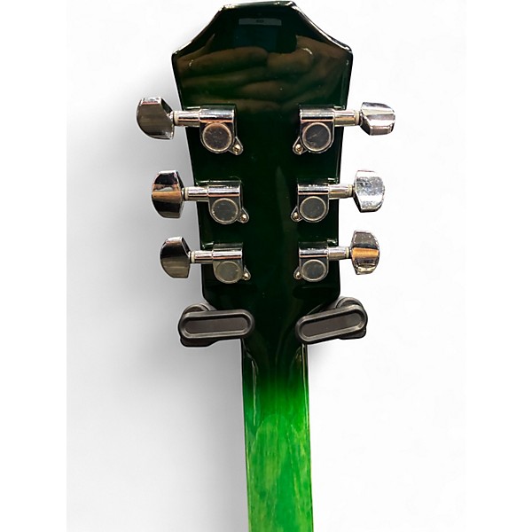 Used Xaviere 335 STYLE GREEN Solid Body Electric Guitar