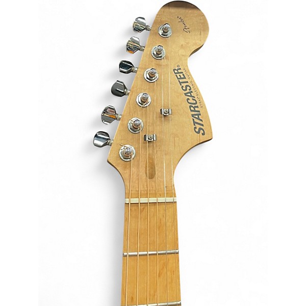 Used Starcaster by Fender Stratocaster 2 Tone Sunburst Solid Body Electric Guitar