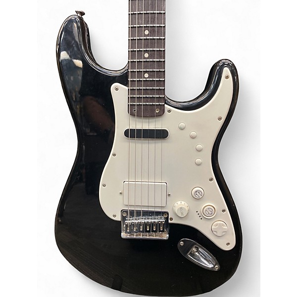 Used Squier Stratocaster RockBand MIDI Controller Black and White Solid Body Electric Guitar