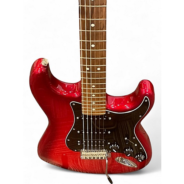 Used Fender Player Stratocaster Candy Apple Red Solid Body Electric Guitar