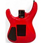 Used Jackson JS34Q Dinky Trans Red Solid Body Electric Guitar