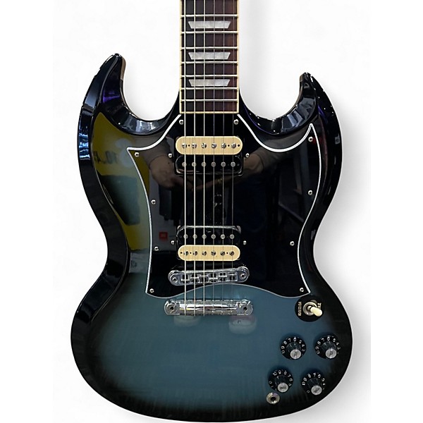 Used Gibson SG Standard Blue to Black Fade Solid Body Electric Guitar