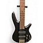 Used Ibanez SR505T 5 String Trans Black Electric Bass Guitar