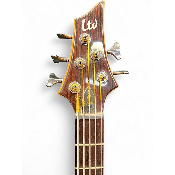 Used ESP LTD B5E 5 String Mahogany Electric Bass Guitar