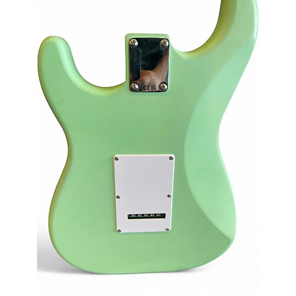 Used Squier Standard Stratocaster Surf Green Solid Body Electric Guitar