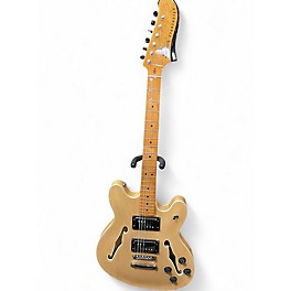 Used Squier Classic Vibe Starcaster Natural Hollow Body Electric Guitar