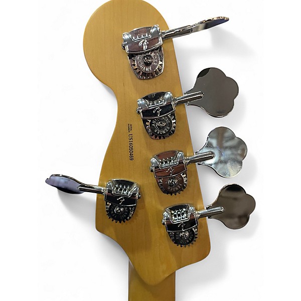 Used Fender American Elite Jazz Bass 5 String Natural Electric Bass Guitar