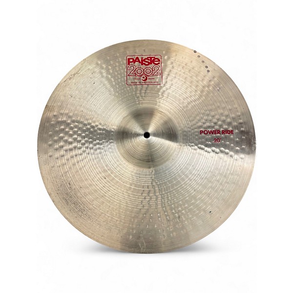 Used Paiste 20in 2002 Power Ride Cymbal