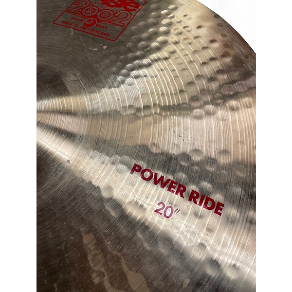 Used Paiste 20in 2002 Power Ride Cymbal